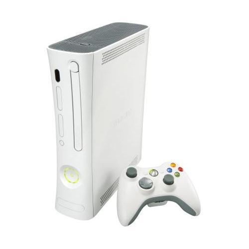 Microsoft Xbox 360 Arcade Pack White Console with Wireless Controller